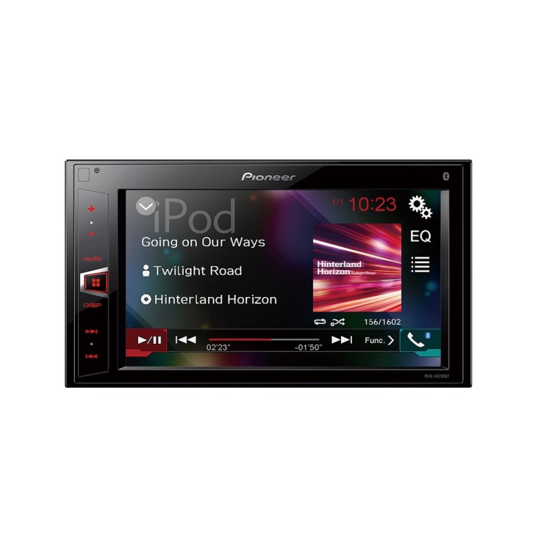 Pioneer Car Audio MVH-AV290BT 2-DIN Mechaless Οθόνη Multimedia 6,2'' Bluetooth