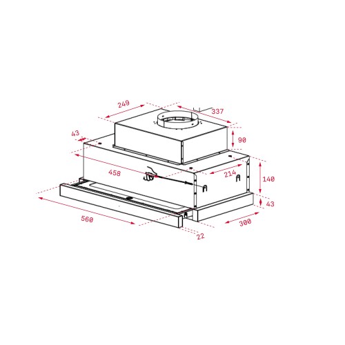 Teka Απορροφητήρας Συρόμενος CNL 6815 Plus Inox 60cm