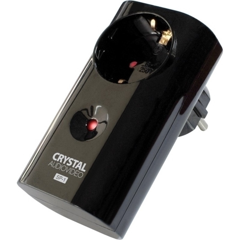 Crystal Audio Μονόπριζο ασφαλείας SP-1 Μαύρο