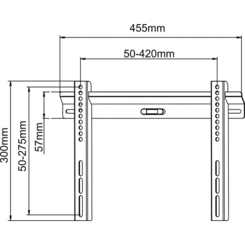 DMP Βάση τοίχου PLB114S για TV 23'' - 32''