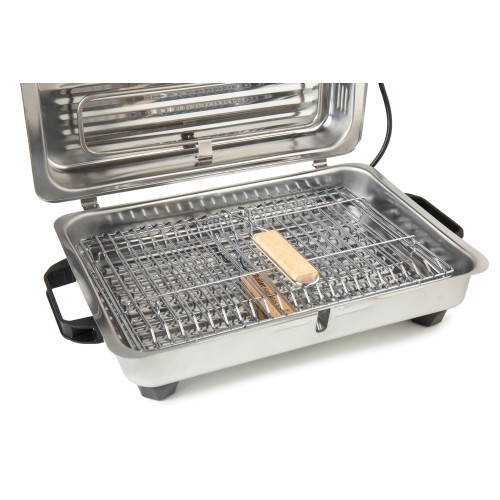 Roller Ηλεκτρική Ψηστιέρα Ορθογώνια Γίγας Inox (20107)