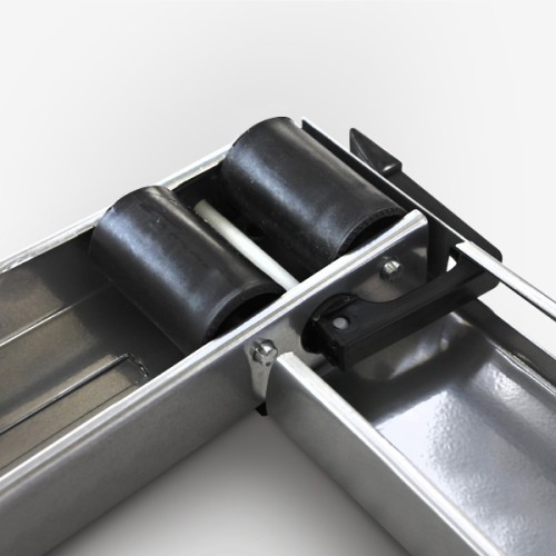 Roller Βάση Κουζίνας Τροχήλατη Inox (00683)