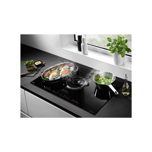 AEG Επαγωγική Εστία Με Ενσωματωμένο Απορροφητήρα IDK84451IB