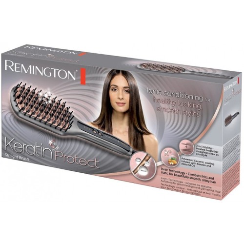 Remington Βούρτσα Μαλλιών CB7480 E51 Straight Brush Keratin Protect (79159)