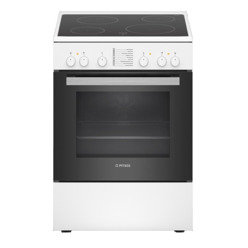 Pitsos Κεραμική Κουζίνα PHC009120 Λευκή 
