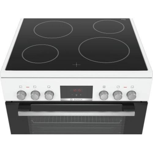 Bosch Κεραμική Κουζίνα HKR390020 Λευκή