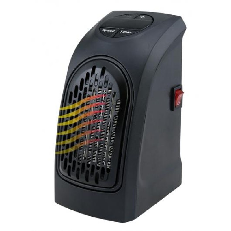 Eco Heater Αερόθερμο Δωματίου-Μπάνιου KLW-007A Black 450 Watt