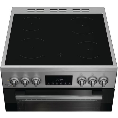 Indesit Ηλεκτρική Κουζίνα Κεραμική I6V8LMX Inox