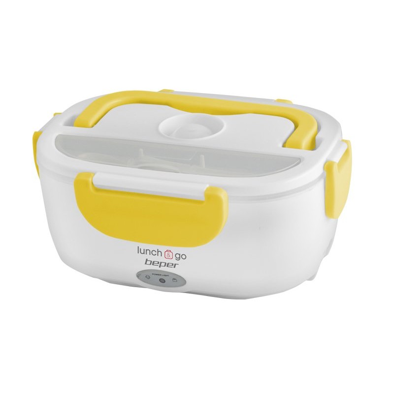 Beper Θερμαινόμενο Δοχείο Φαγητού 650ml/450ml 40W Beper 90.920G Yellow 