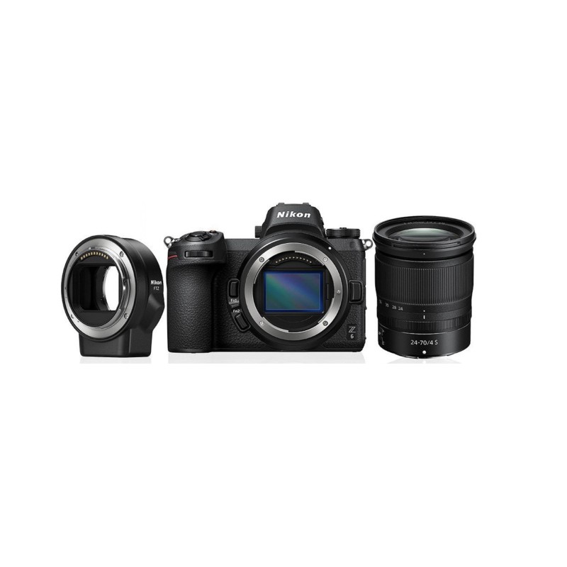 Nikon Mirrorless Z6 + 24-70mm f4 + FTZ Adapter Kit (VOA020K003)