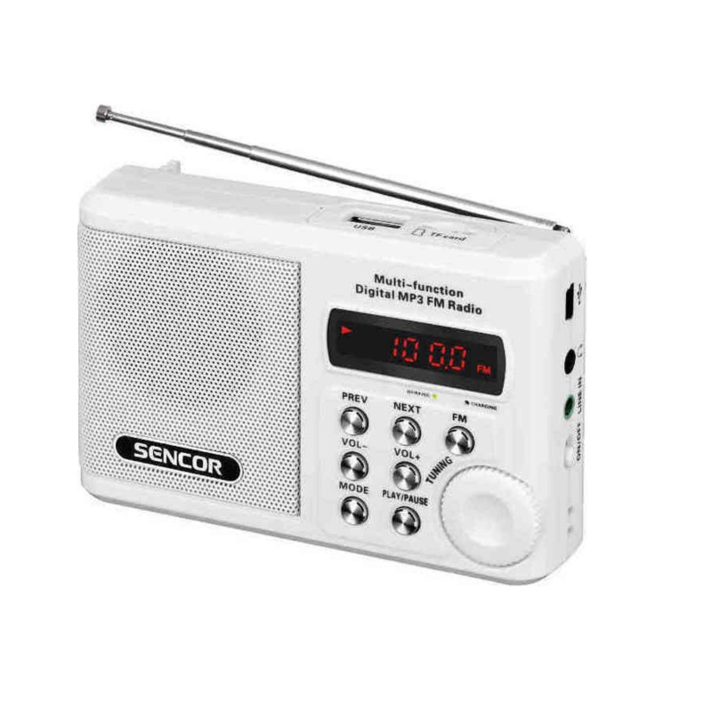Sencor Ραδιόφωνο Φορητό SRD 215 W White