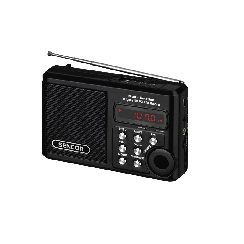 Sencor Ραδιόφωνο Φορητό SRD 215 B Black