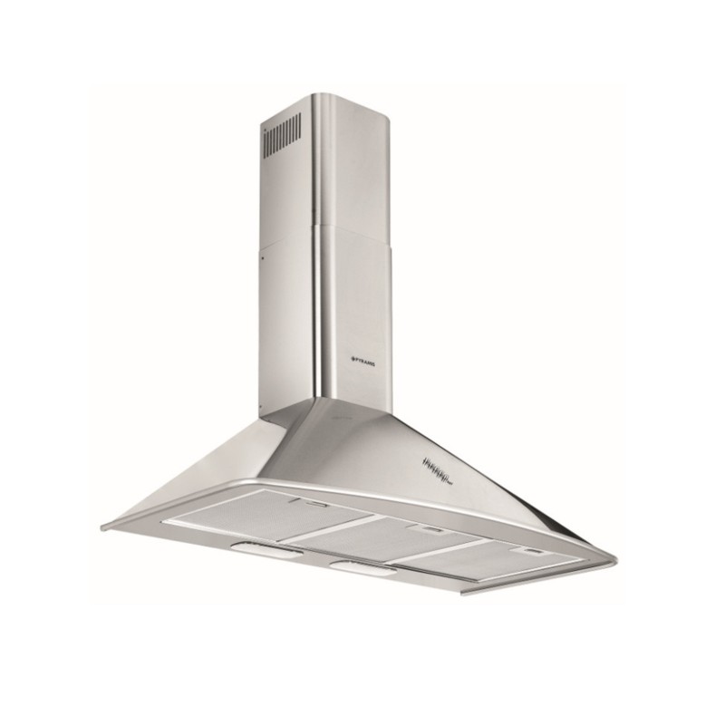 Pyramis Απορροφητήρας Καμινάδα Οβάλ Classic 90cm Inox (065030501)