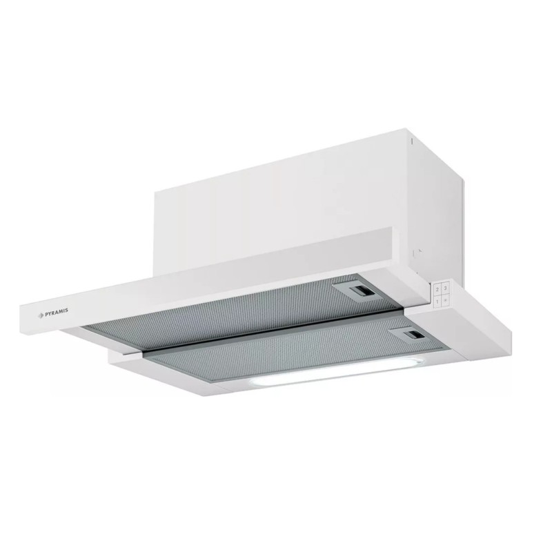 Pyramis Απορροφητήρας Συρόμενος Essential 60cm White (065017102)