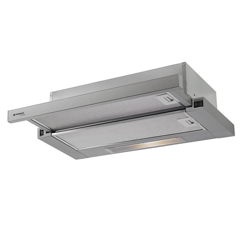 Pyramis Απορροφητήρας Συρόμενος Power Slim 60cm Inox (065032901)