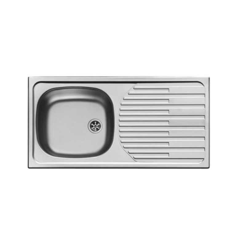 Pyramis Αναστρεφόμενος Νεροχύτης Ένθετος Σατινέ ET33 Fork 86x43,5cm (100145301)