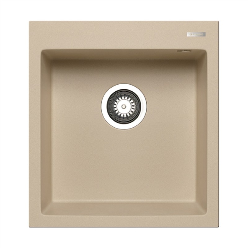 Pyramis Νεροχύτης Ένθετος Pyragranite Istros 1B 46x50 Mocha (070044011)