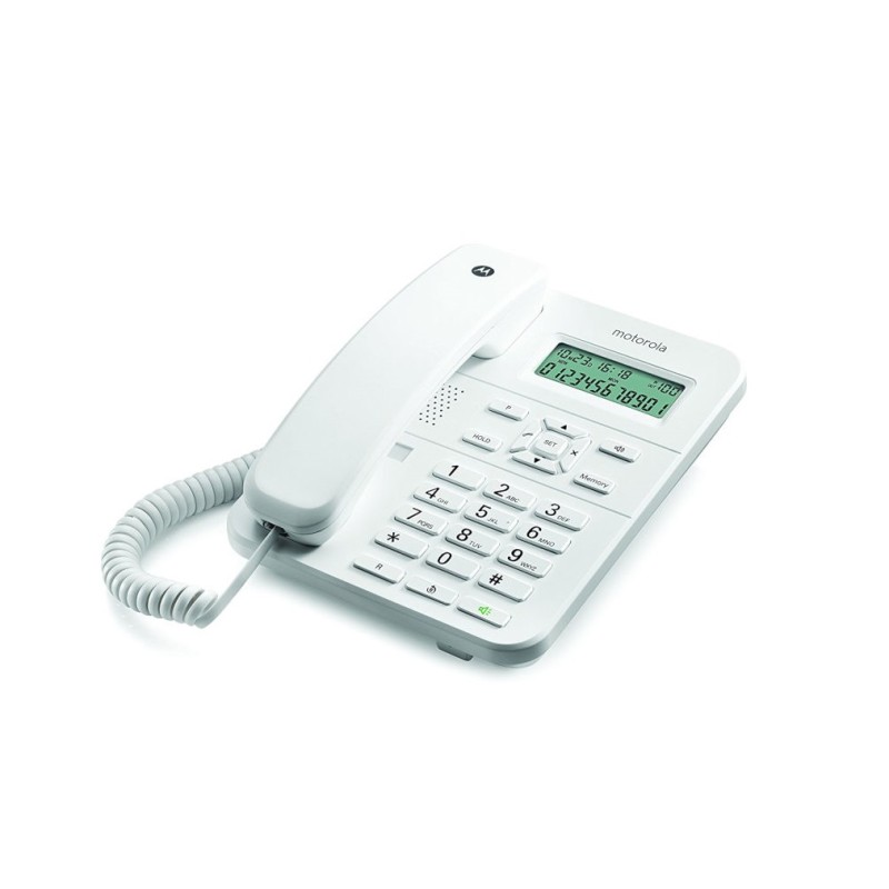 Motorola Τηλέφωνο Ενσύρματο CT202 (14587-9274) Λευκό