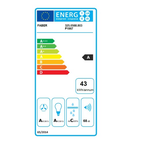 Faber Απορροφητήρας Τζάκι TGL X A90 2LS 90cm Inox