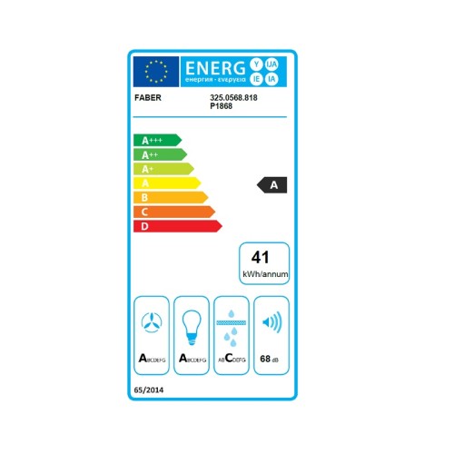 Faber Απορροφητήρας Τζάκι TSP X A90 2LS 90cm Inox