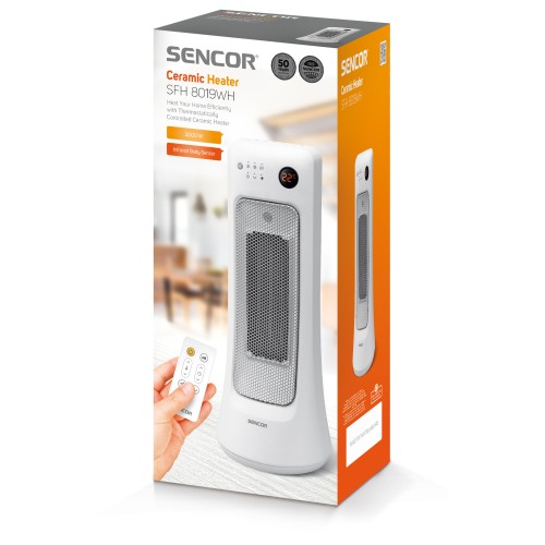 Sencor Αερόθερμο Κεραμικό SFH 8019WH