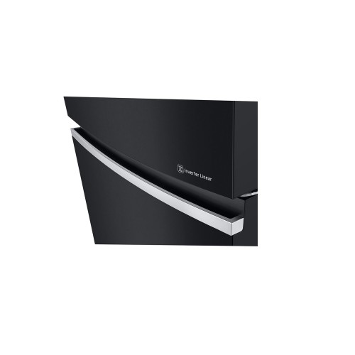 LG Ψυγείο Δίπορτο GTB744BMBZD Total No Frost 506Lt Black Mirror Glass