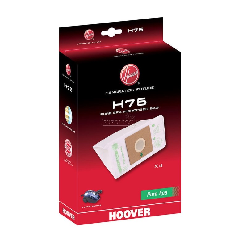 Hoover Σακούλες για Ηλεκτρική Σκούπα H75 35601663 (4 Τμχ.)
