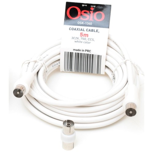Osio Ομοαξονικό Καλώδιο Κεραίας Αρσενικό σε Θηλυκό Αντάπτορα OSK-1340 5m