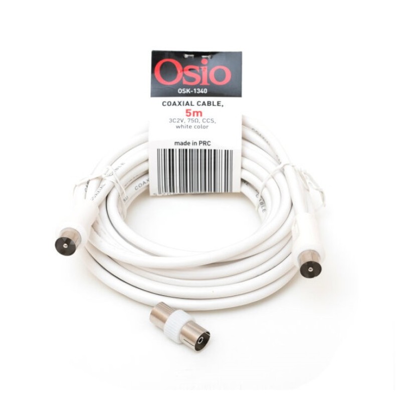 Osio Ομοαξονικό Καλώδιο Κεραίας Αρσενικό σε Θηλυκό Αντάπτορα OSK-1340 5m
