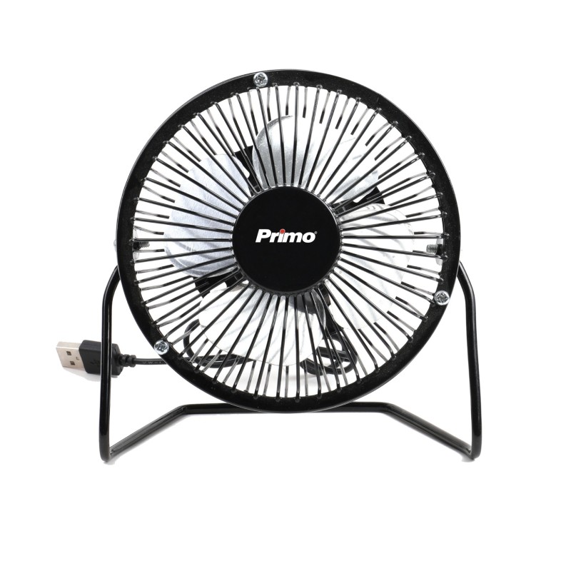 Primo Ανεμιστήρας Επιτραπέζιος Mini USB PRMF-80426 Μαύρος (800426)