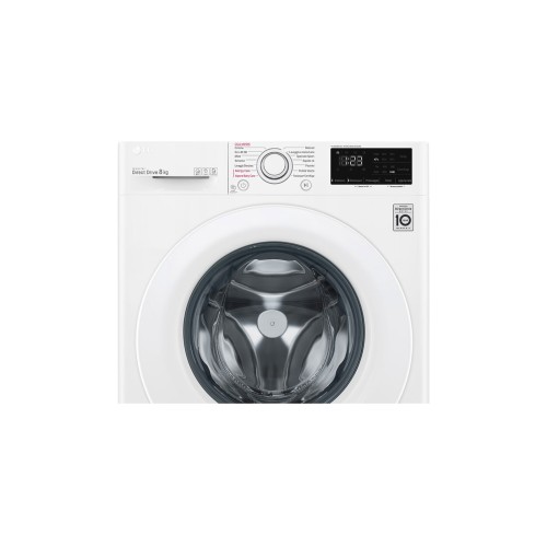 LG Πλυντήριο Ρούχων F4WV308S3E με λειτουργία ατμού (8kg 1400rpm)