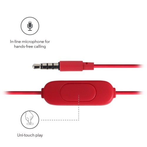 Motorola Ακουστικά Earbuds 2 Κόκκινο