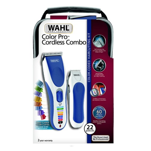 Wahl Κουρευτική Μηχανή και Τρίμμερ Μπαταρίας Colorpro Cordless Combo 9649-916 (30313)
