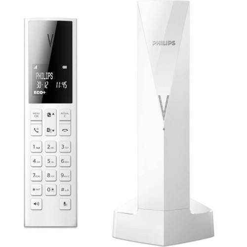 Philips Ασύρματο Τηλέφωνο Linea V M3501W/GRS White 115087-0003