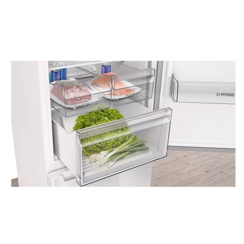 Pitsos Ψυγειοκαταψύκτης PKNB39VWEA FullNoFrost 366lt Λευκό