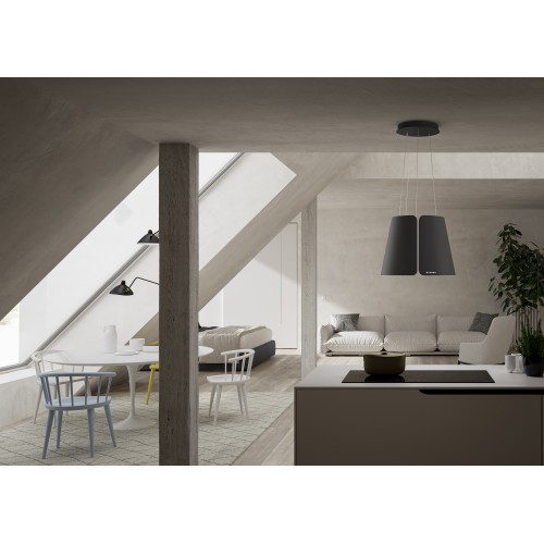 Faber Απορροφητήρας Νησίδα Beat BK Matt F45 (43cm)