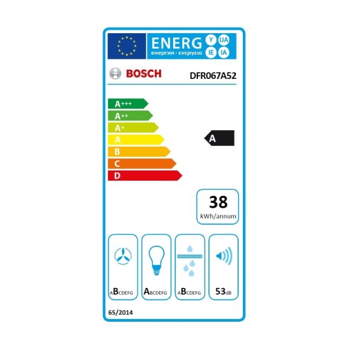 Bosch Απορροφητήρας Συρόμενος DFR067A52 60cm