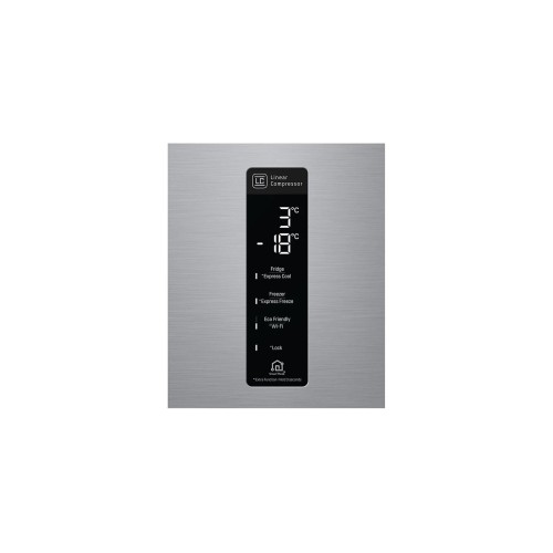 LG Ψυγειοκαταψύκτης GBF567PZCMB Total NoFrost 446Lt Platinum Silver