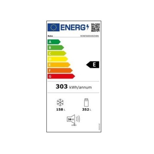 Beko Ψυγειοκαταψύκτης RCNE560E40DZXBN ΝoFrost 510lt Inox
