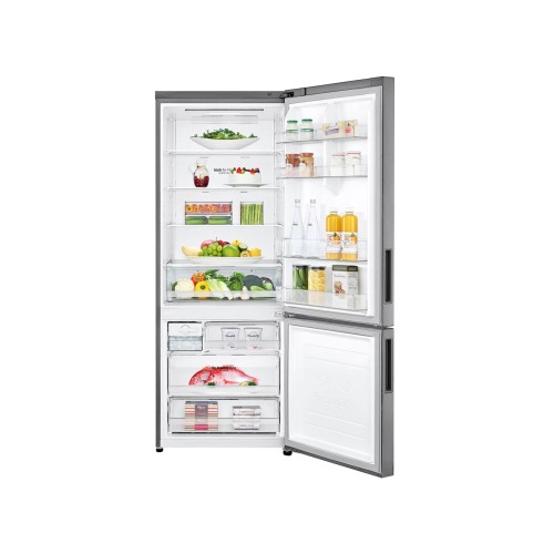 LG Ψυγειοκαταψύκτης GBB566PZHMN Total No Frost 462lt Platinum Silver