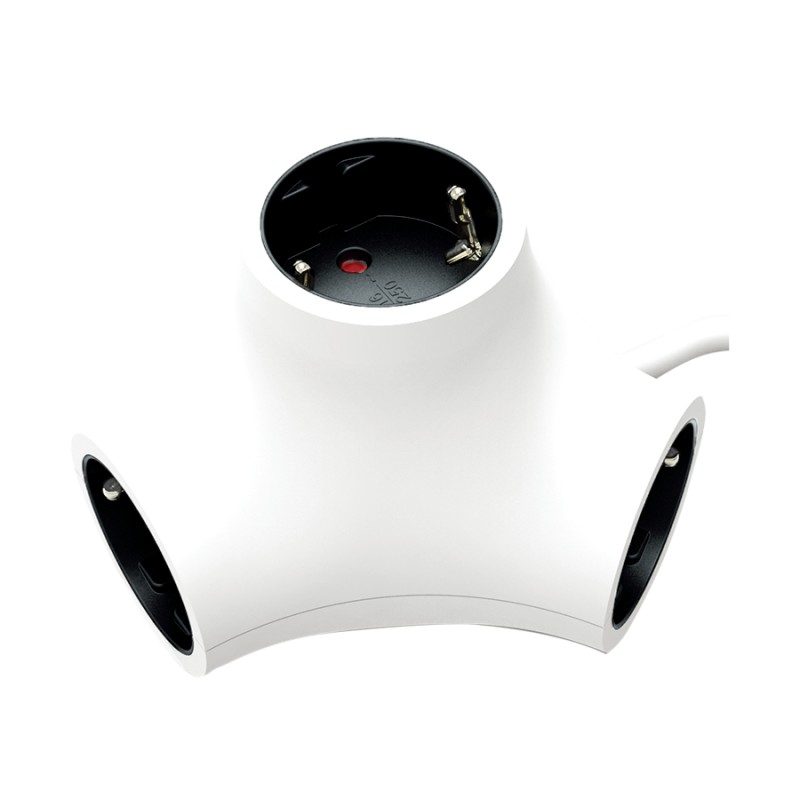 Crystal Audio Πολύπριζο 4 Θέσεων Space PSSP4 Μαύρο