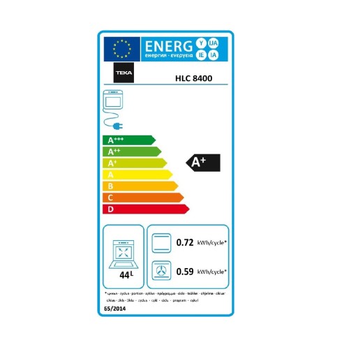 Teka Εντοιχιζόμενος Φούρνος Ανω Πάγκου HLC 8400 Night River Black