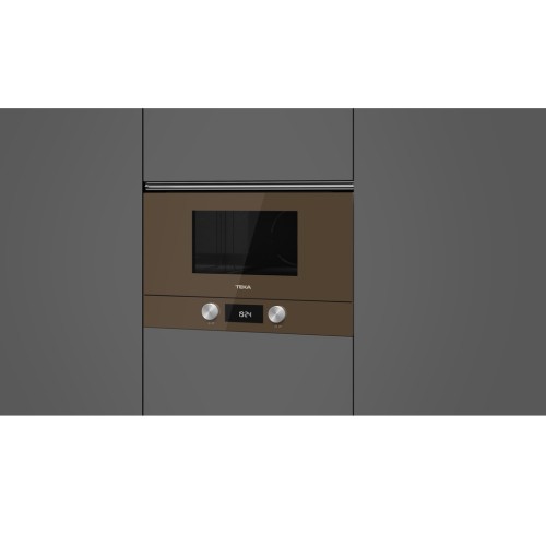 Teka Εντοιχιζόμενος Φούρνος Μικροκυμάτων ML 8220 BIS L (22Lt) London Brick Brown