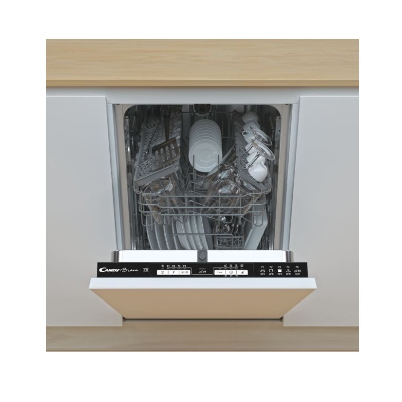 Candy Εντοιχιζόμενο Πλυντήριο Πιάτων CDIH 2L1047 (45cm) + 8 Χρονια Εγγύηση στα Ανταλλακτικά