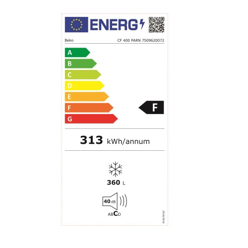 Beko Καταψύκτης Μπαούλο CF 400 PARN (360Lt)