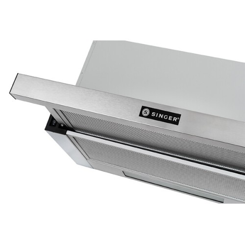 Singer Απορροφητήρας Συρόμενος Telescopic 601A 21 (23110-00019) 60cm Inox