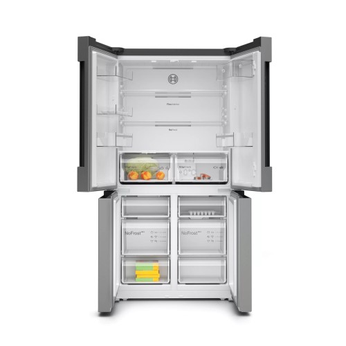 Bosch Ψυγείο Ντουλάπα KFN96VPEA NoFrost 605Lt Inox
