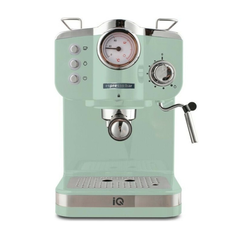 IQ Μηχανή Espresso CM-175 1100W Πίεσης 20bar Πράσινη