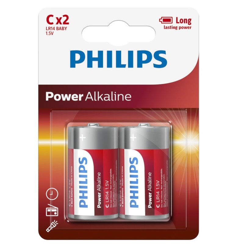 Philips Αλκαλική Μπαταρία LR14P2B/10