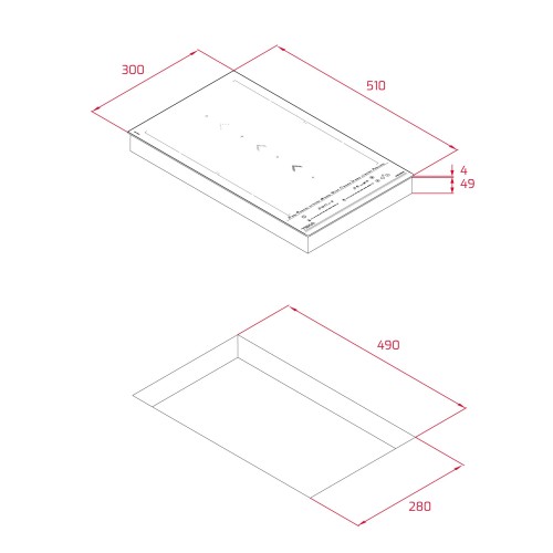 Teka Αυτόνομη Επαγωγική Εστία IZS 34700 MST (30cm)